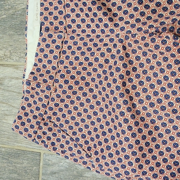 J.CREW Cafe Capri Pants Flower Print Size 00 - Picture 5 of 6